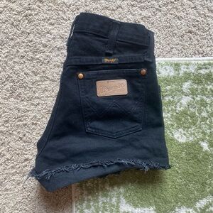 Wrangler Black Jean Shorts